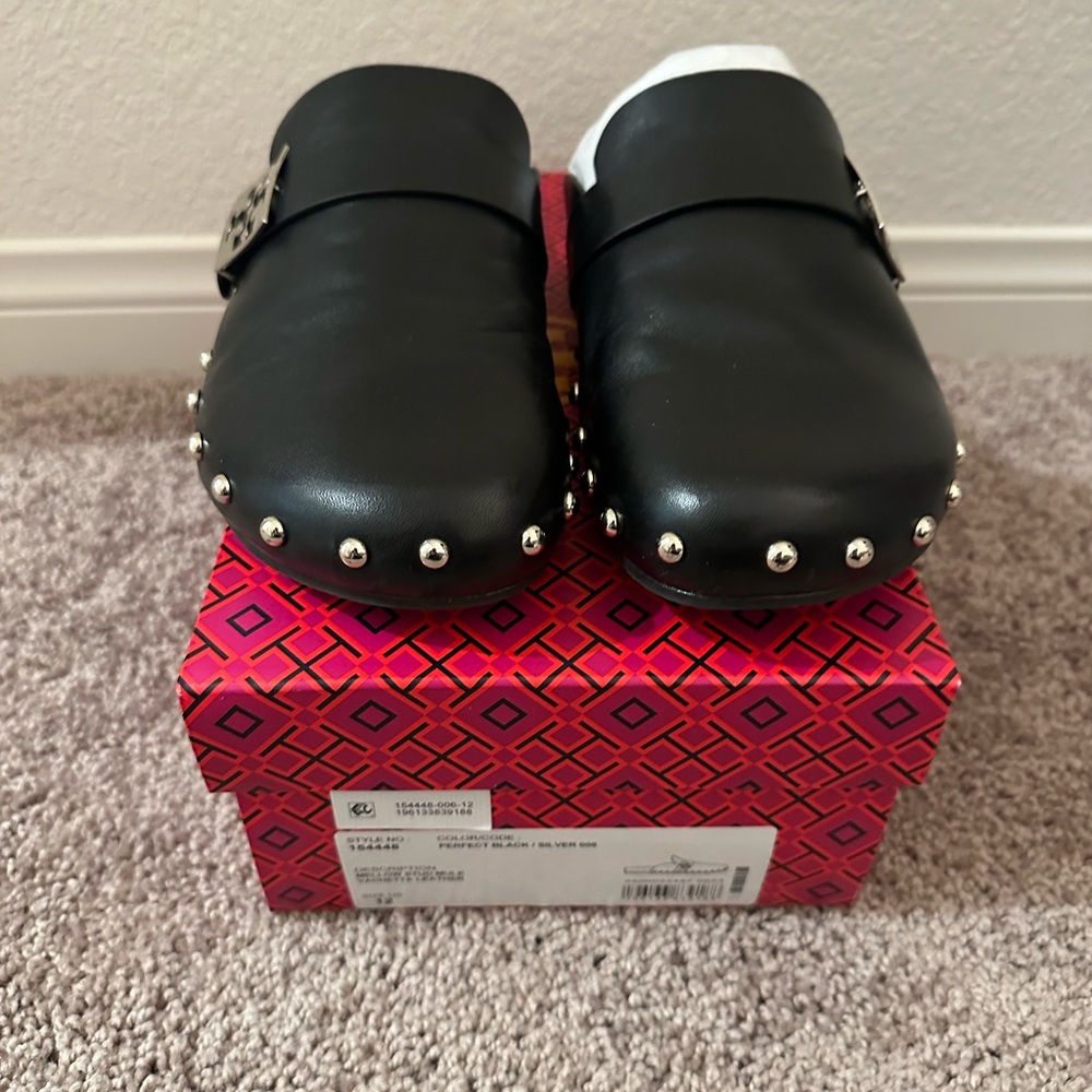 Tory Burch - Mellow Studded Mule - Gently Used - Women Size 12